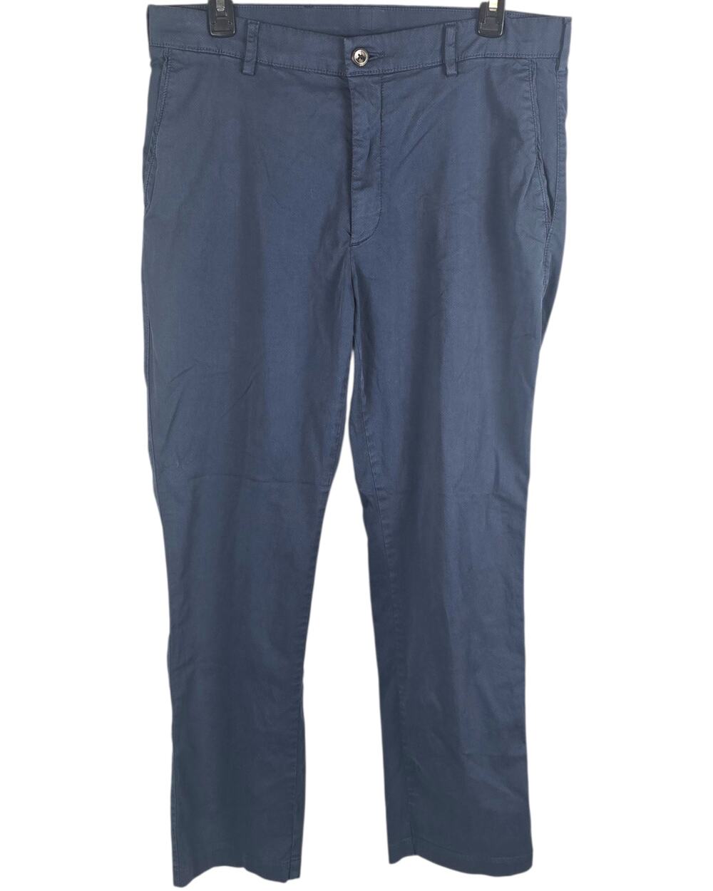 Hart Schaffner Marx Mens Size 34x29 Dress Pants Cotton Blue Workwear Formal